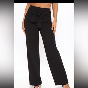 Fashionova White Tie waist dress pants ( M)